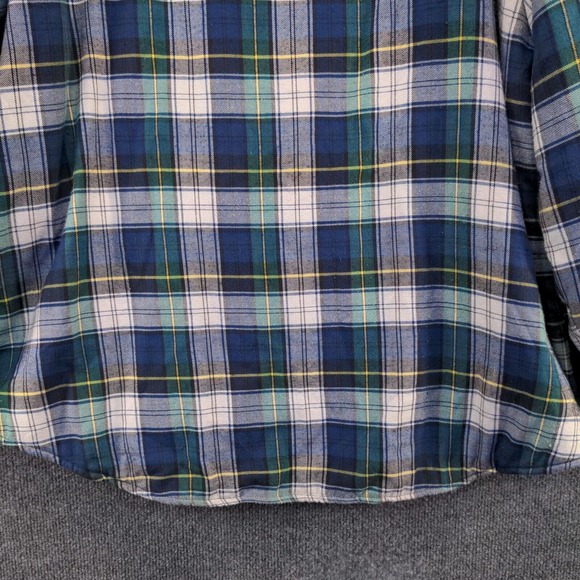 Outreach Men's Quilted Lined Flannel Shirt Jacket Multicolor XL Plaid Pockets - Picture 7 of 13